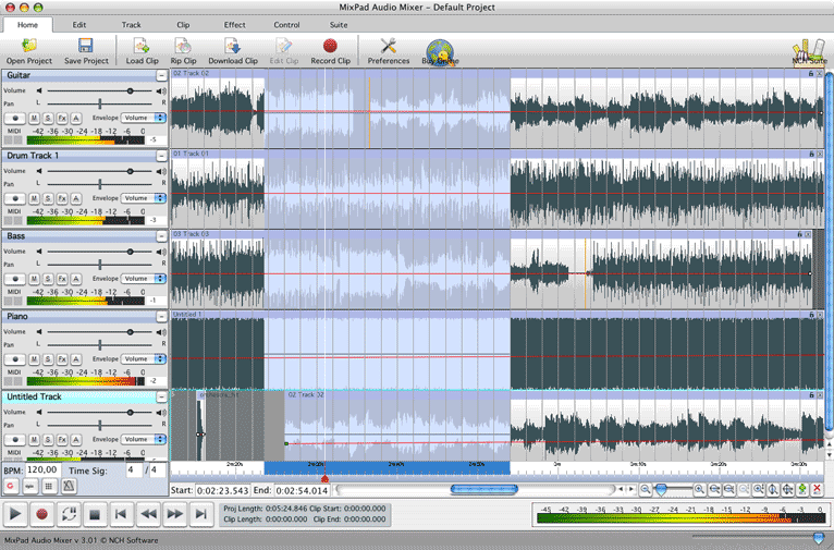 free multitrack recording software